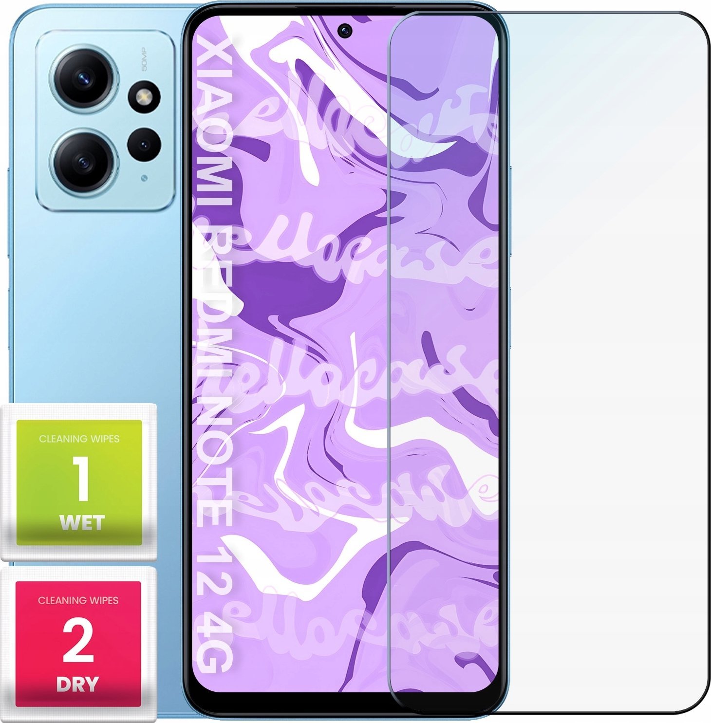 Hello Case Szkło Hartowane do Xiaomi Redmi Note 12 / Note 12 5g (szybka 9H, 2.5D)