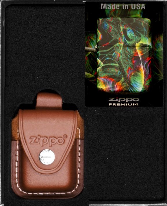 Zestaw ZIPPO Zapalniczka PSYCHEDELIC SWIR DESIGN Prezentowy No2