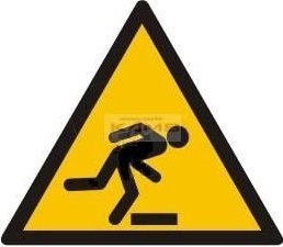 TD Systems GD013 Ostrzeżenie przed niebezieczeństwem potknięcia się 210 x 210