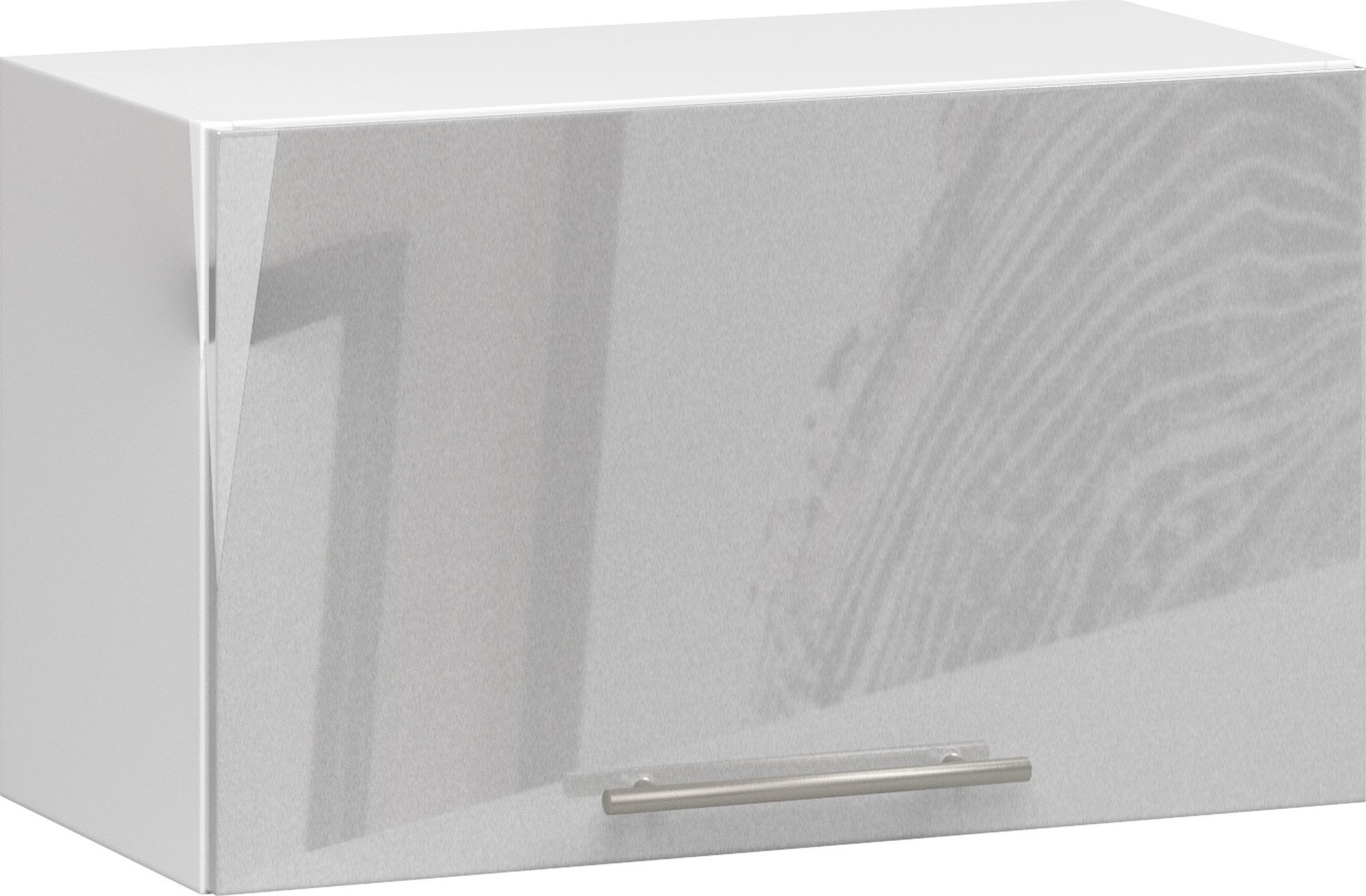 Fabryka Mebli Akord WISZĄCA SZAFKA KUCHENNA OKAPOWA OLIWIA 60 cm BIAŁA METALIK POŁYSK