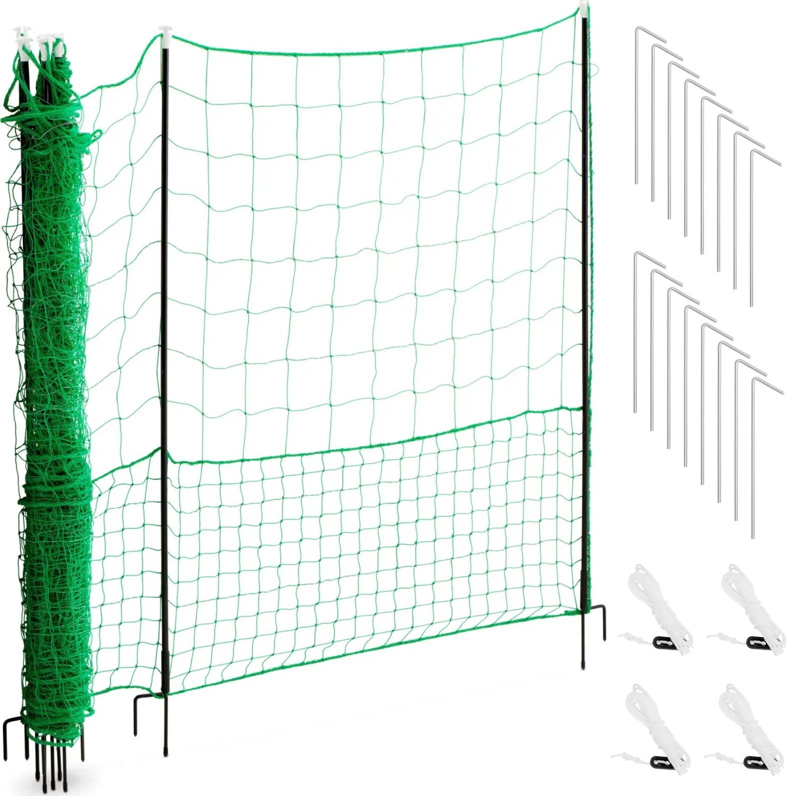 Wiesenfield Siatka zagroda ogrodzenie hodowlane dla kur drobiu 1.25 x 15 m Siatka zagroda ogrodzenie hodowlane dla kur drobiu 1.25 x 15 m