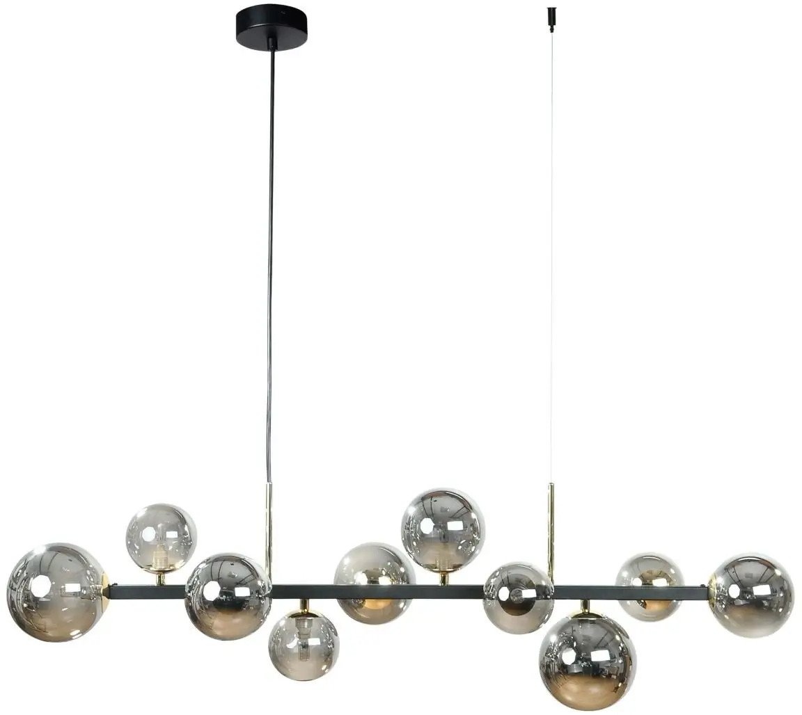 Nowoczesna lampa do salonu SERENITY 1214 podłużna kule czarna