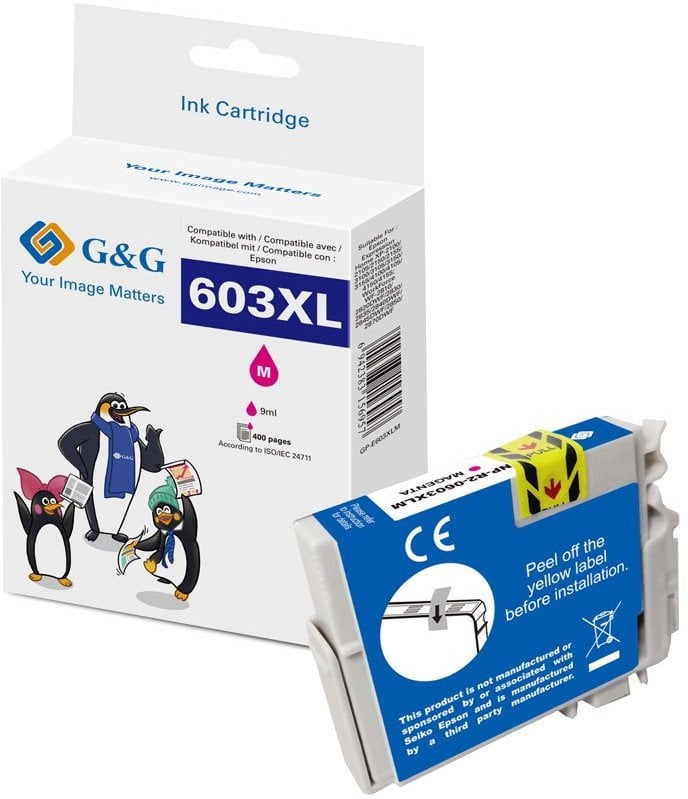 Tusz G&G Kartridż XL kompatybilny z Epson 603XL w kolorze Magenta