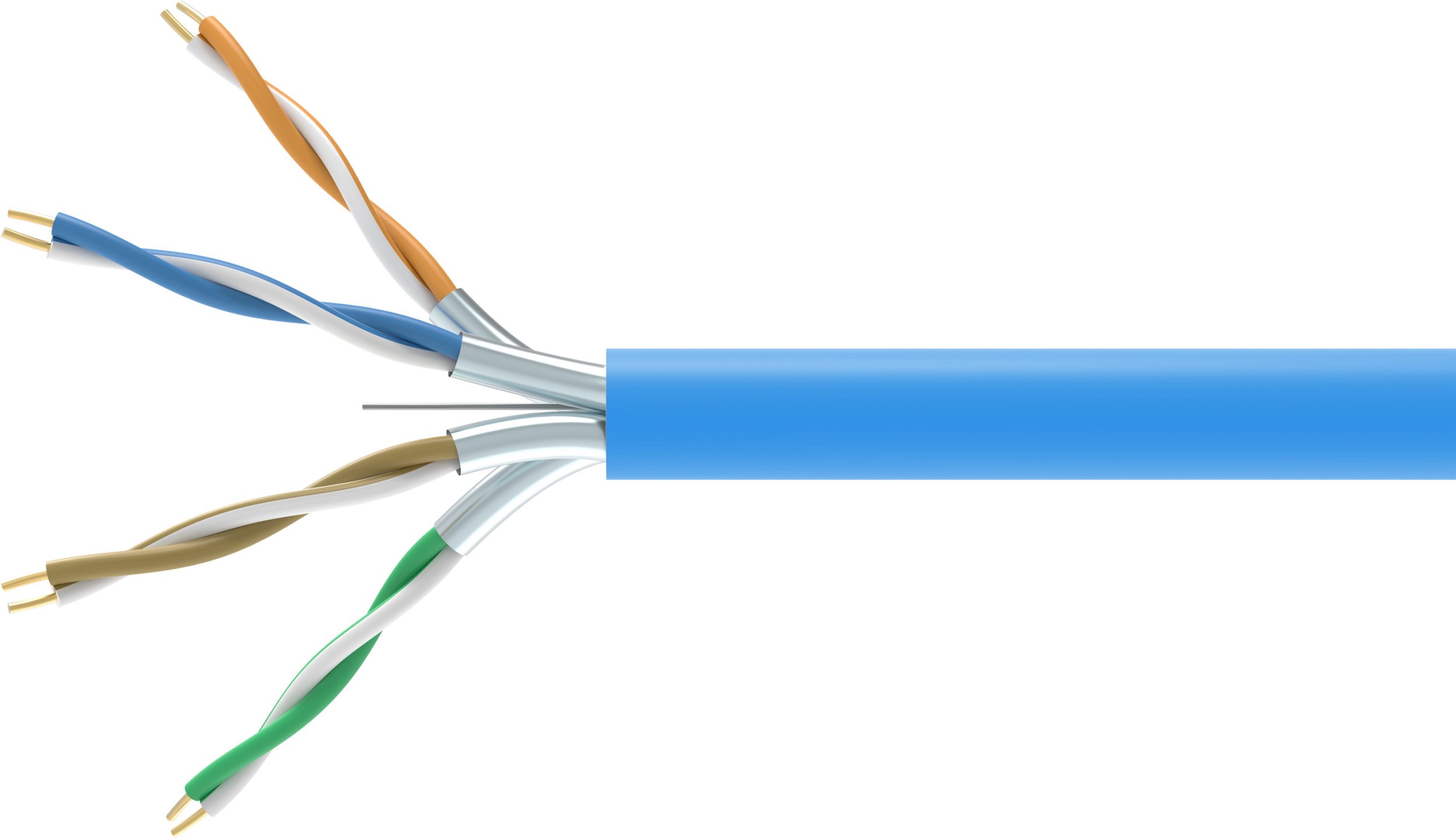 Equip 404546 kabel sieciowy Niebieski 305 m Cat6a U/FTP (STP)