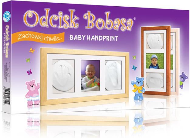 Opera-Tech Zestaw Odcisk Bobasa - Ramka z Glinką potrójna
