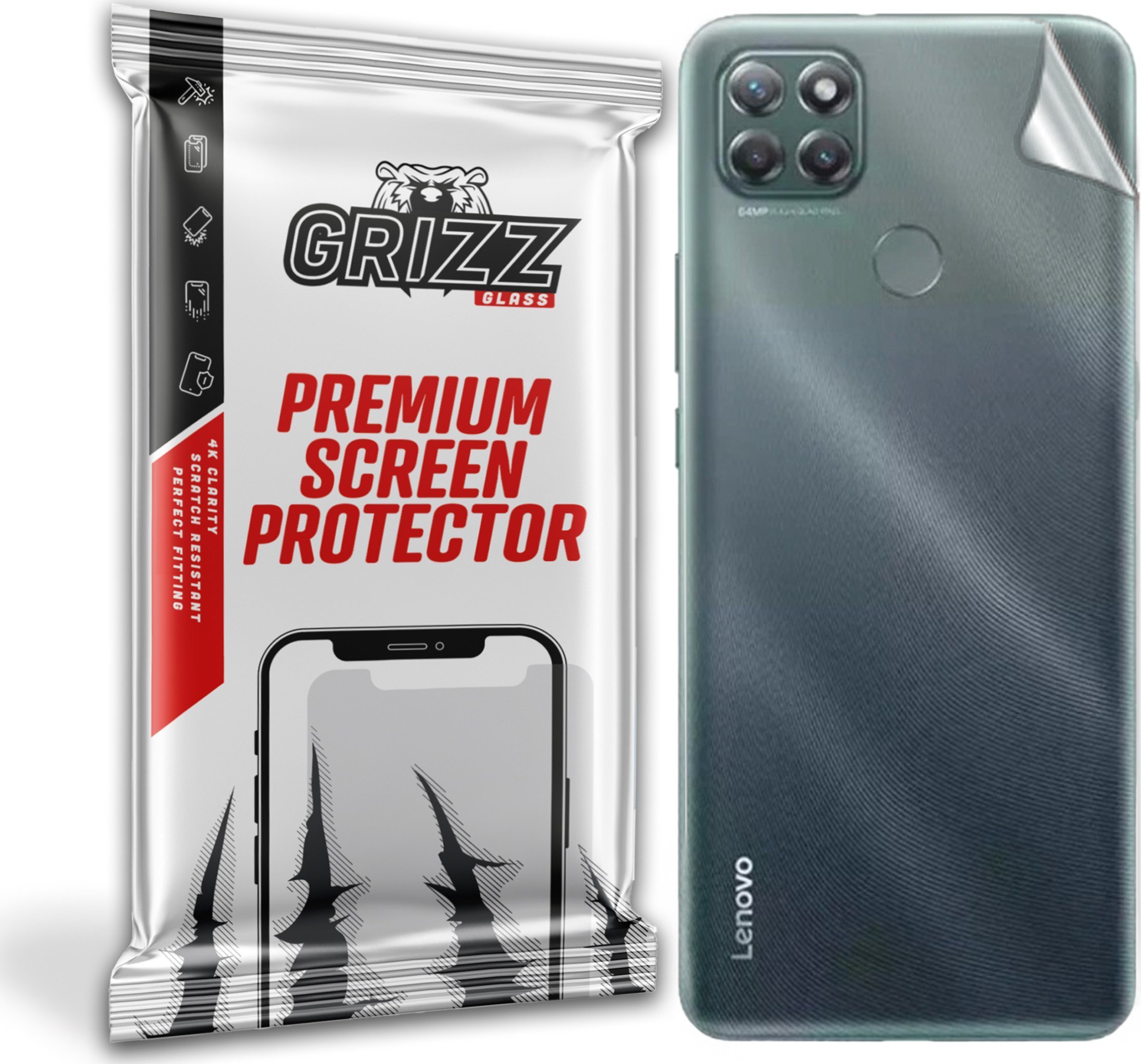 GrizzGlass Folia na tył Grizz Lenovo K12 Pro