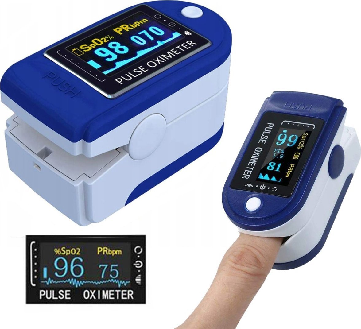 Medyczny Pulsoksymetr z OLED - Napalcowy Pomiar Pulsu i Saturacji Braders