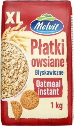 Melvit Melvit Płatki owsiane błyskawiczne XL 1 kg