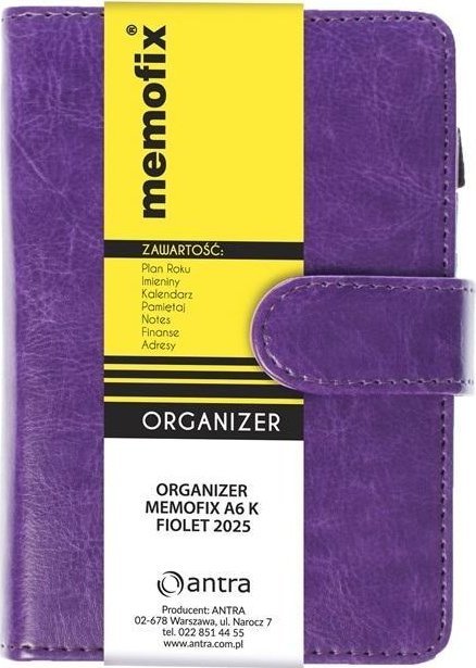 Organizer Memofix A6 K fioletowy