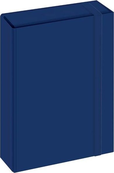 Teczka z gumką A4 TO Box ciemnoniebieska (PPP)