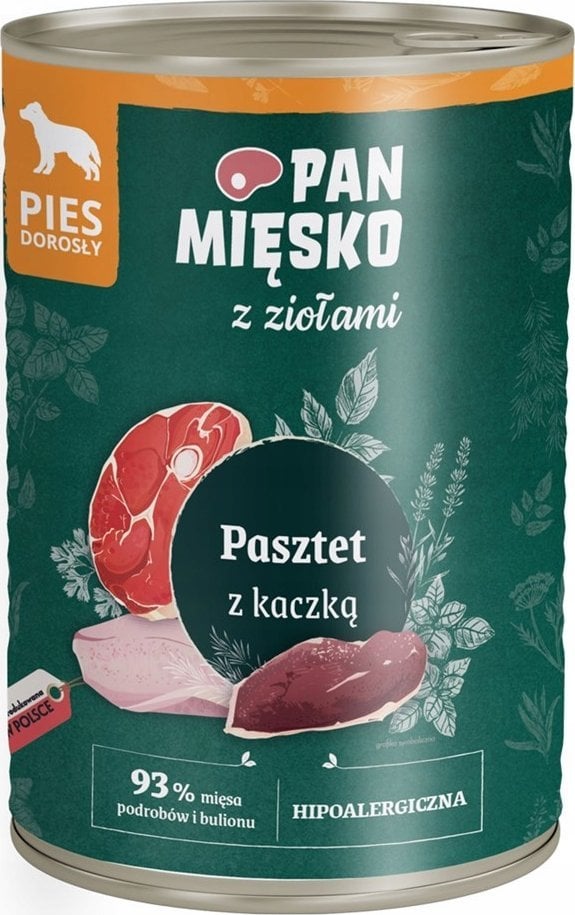 Pan Mięsko Pasztet z kaczką 400g