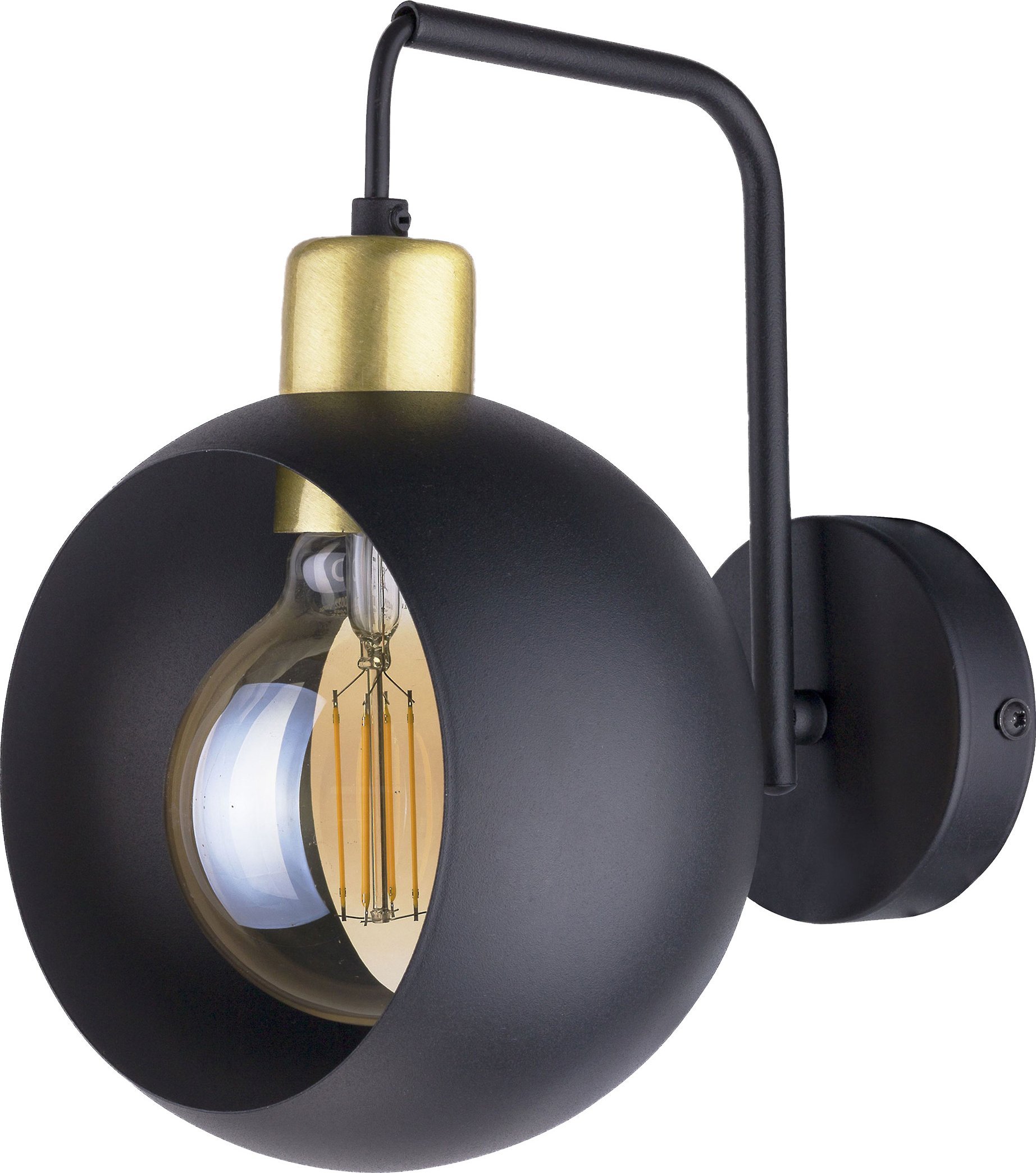 Kinkiet Orno JALA 1P, kinkiet, E27 max. 15W, czarny