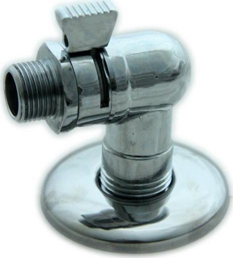 ZAWÓR KĄTOWY/KOLANOWY Z GŁOWICĄ CERAMICZNĄ 1/2'*3/8'