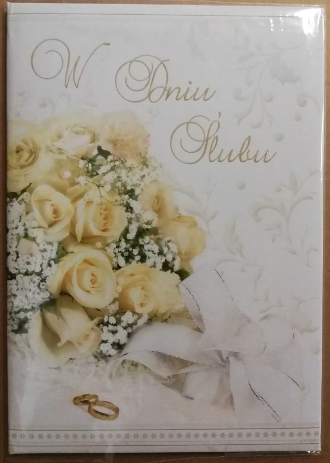 Panorama Książeczka brokat A5 Ślub 013