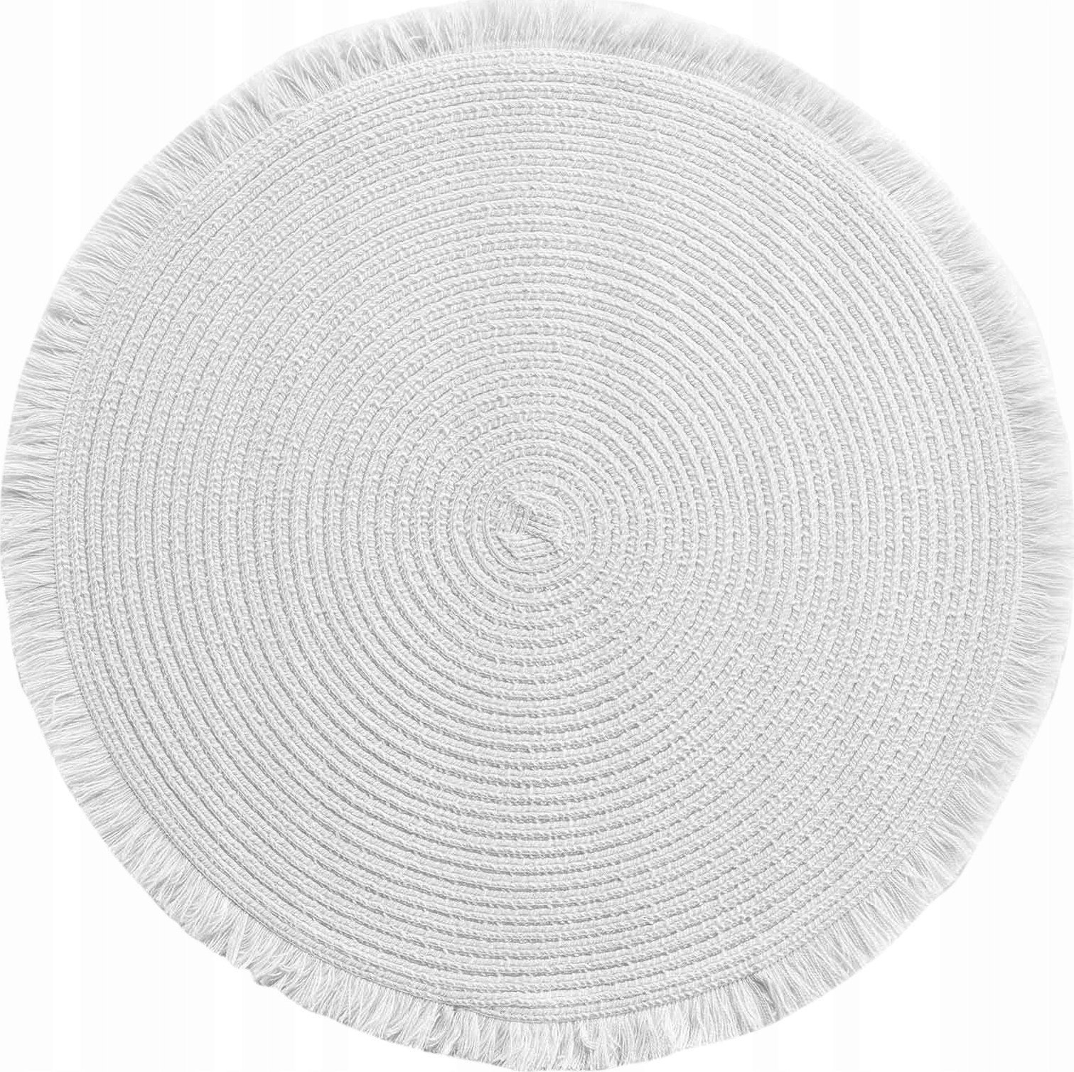 Douceur d`Interieur Podkładka pod talerz z frędzlami FALBALA, Ø 38 cm