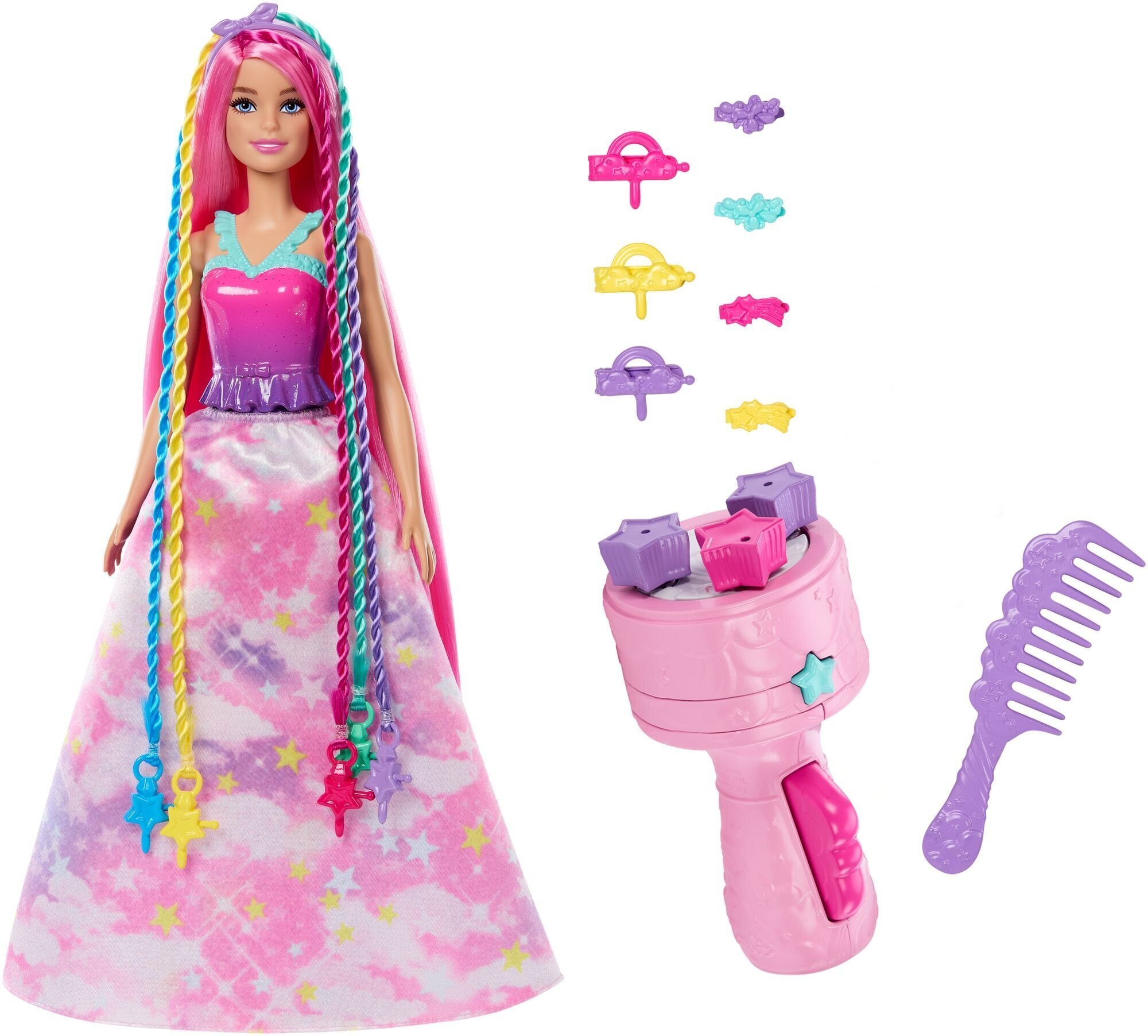 Lalka Barbie Mattel Dreamtopia Księżniczka Zakręcone pasemka (JCW55)