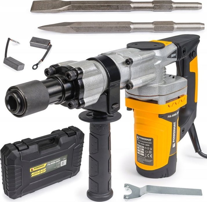 Powermat Młot Wyburzeniowy Udarowy do Kucia 15J HEX 2800W Powermat PM-MWB-2800