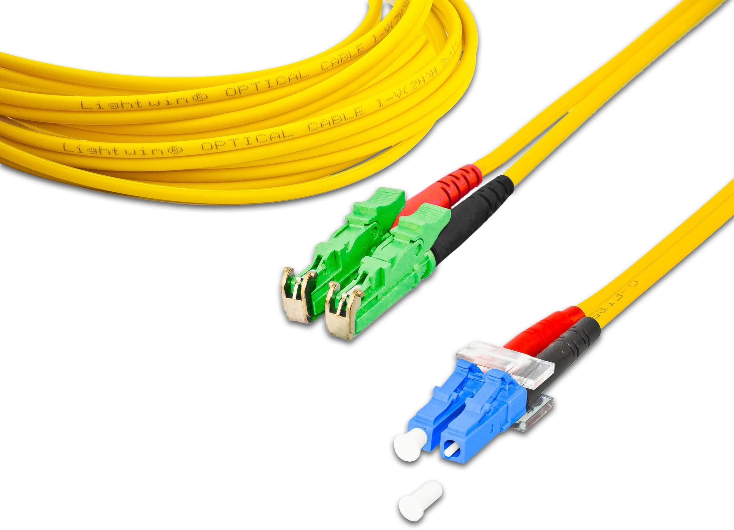 Lightwin LDP-09 LSHAPC-LC 2.0 kabel InfiniBand / światłowodowy 2 m E-2000 (LSH) Niebieski, Zielony, Żółty