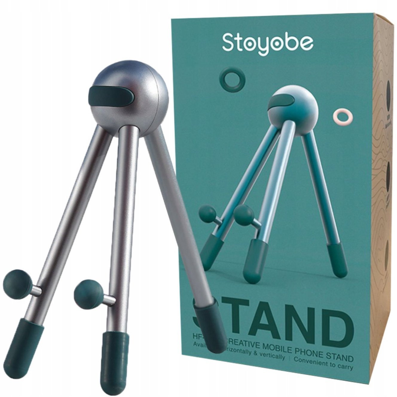 STOYOBE PODSTAWKA UCHWYT NA TELEFON TABLET ZIELONY (HF-ONE GREEN)