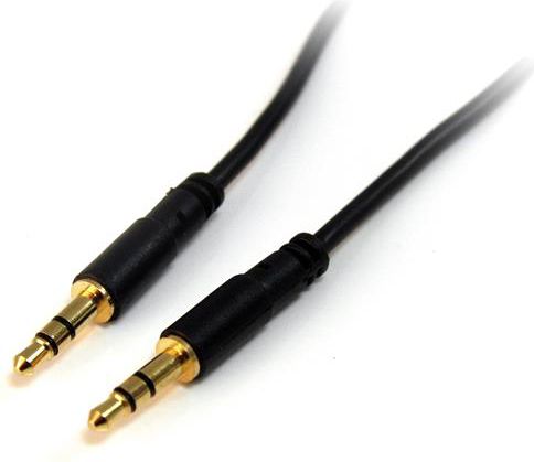 Kabel StarTech Jack 3.5mm - Jack 3.5mm 0.9m czarny (MU3MMS)