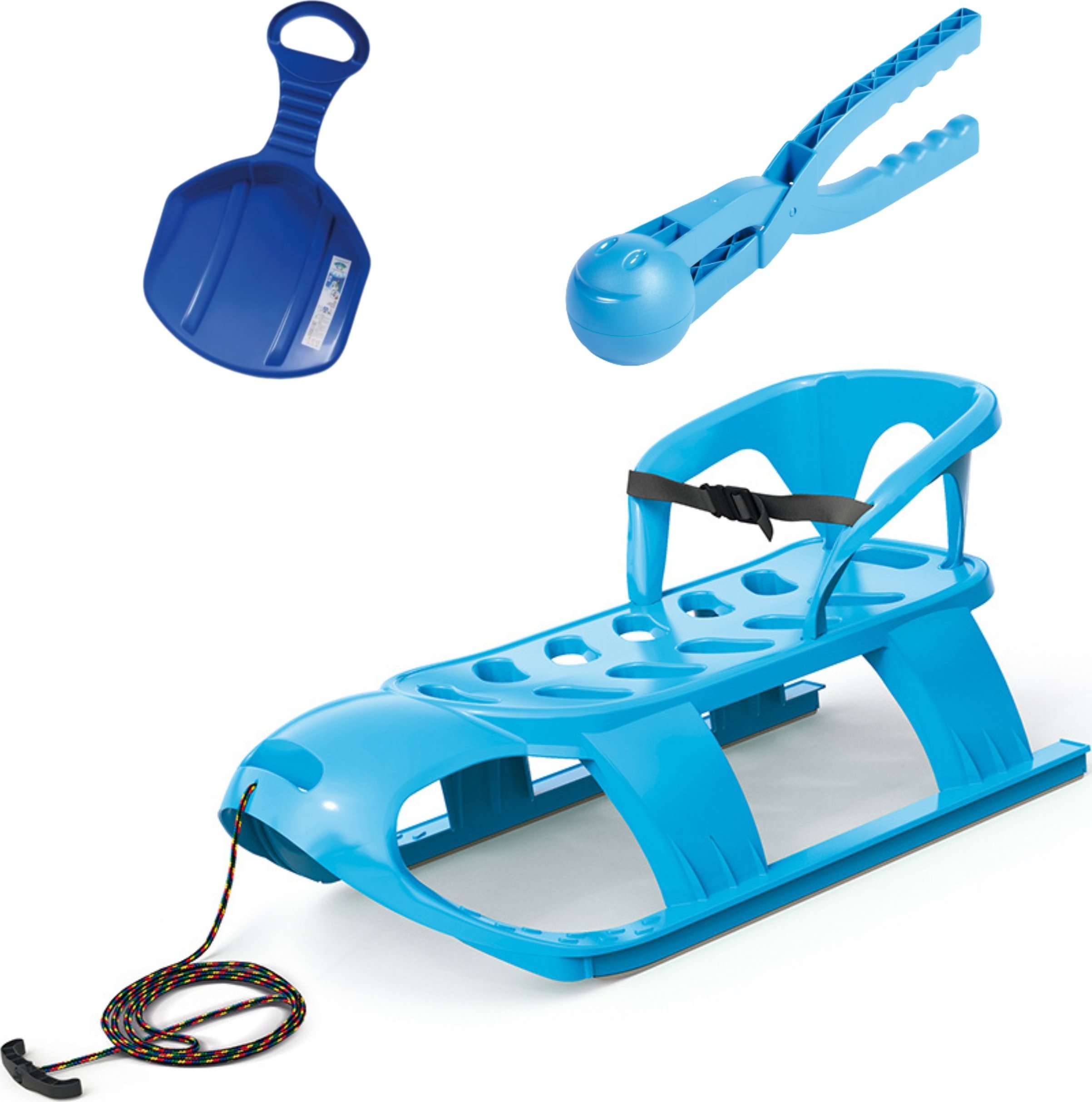 Prosperplast Sanki z oparciem BEZZY SEAT + Ślizg + śnieżkomat