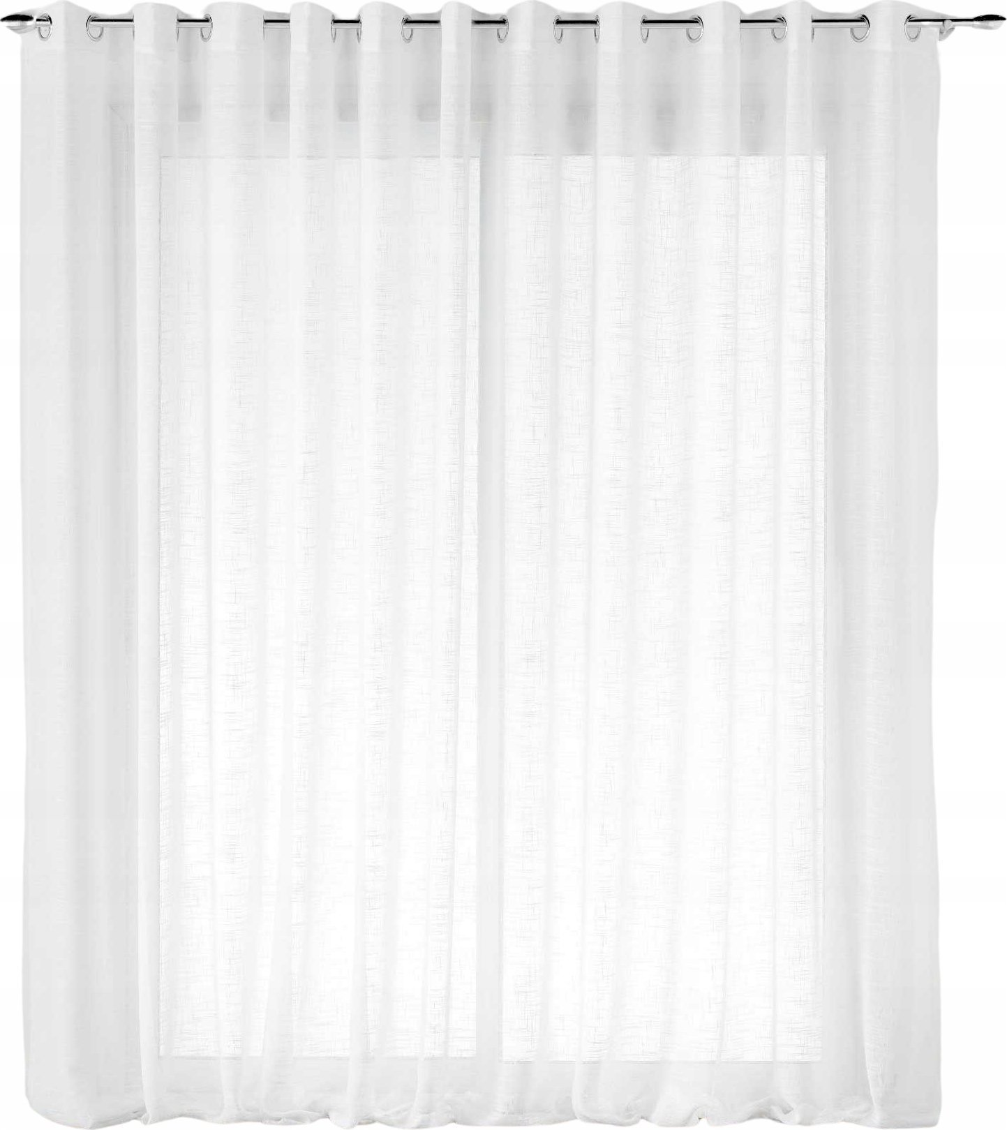 Douceur d`Interieur Szeroka firana na przelotkach, z efektem lnu, HALTONA, 400 x 240 cm