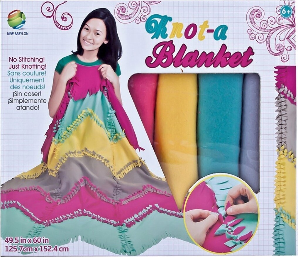 Kreatywny Zestaw, Wyszywanka, Pluszowy KOCYK Do Szycia DIY PATCHWORKOWA NARZUTKA KOC