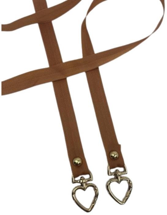 Uniwersalna smycz do telefonu / na ramię Heart-01, ORANGE / POMARAŃCZOWY