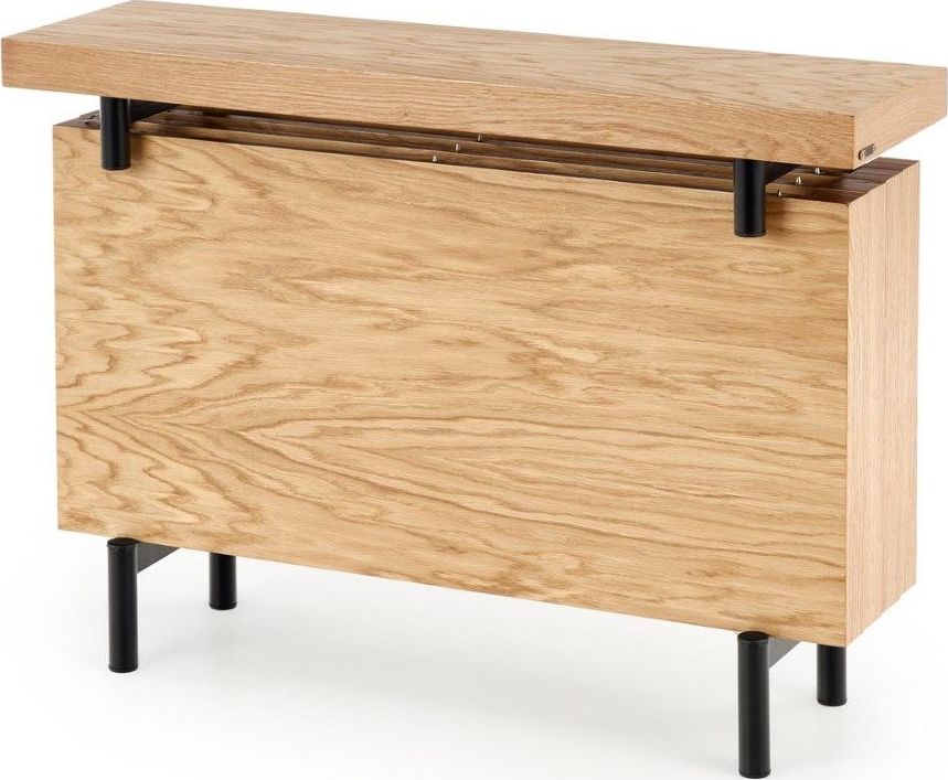 Halmar Konsola INFERNO 106x30 dąb/czarna