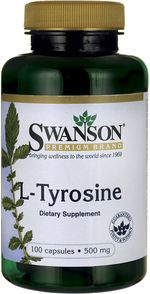 Swanson L-Tyrozyna 500mg 100 kaps.