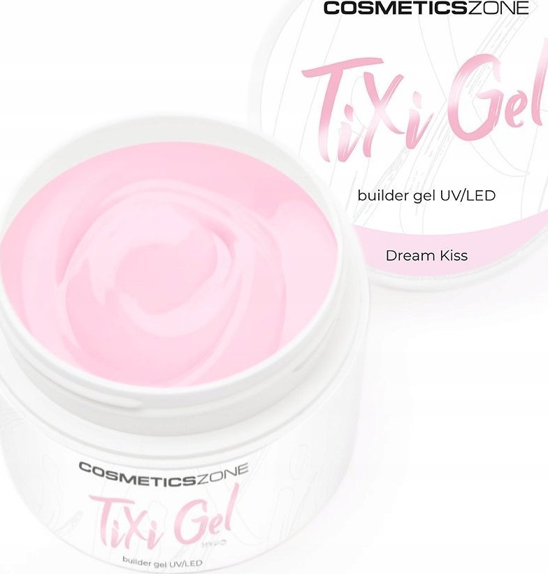 Cosmetics Zone Żel budujący z pamięcią cieczy jasny różowy UV LED Dream Kiss 50ml
