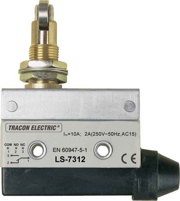 Tracon Electric Łącznik krańcowy z rolką LS7312