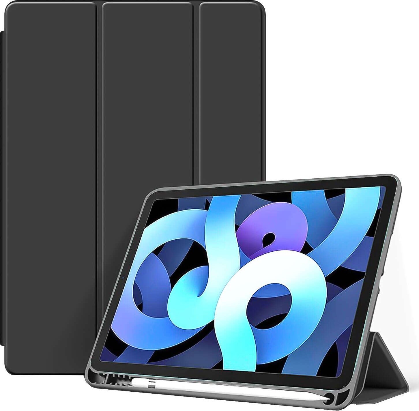 Etui na tablet Alogy Etui do Apple iPad 10.2 9 gen 8/7 2021/2020/2019 Smart Pencil Case Alogy TPU obudowa na tablet Czarne