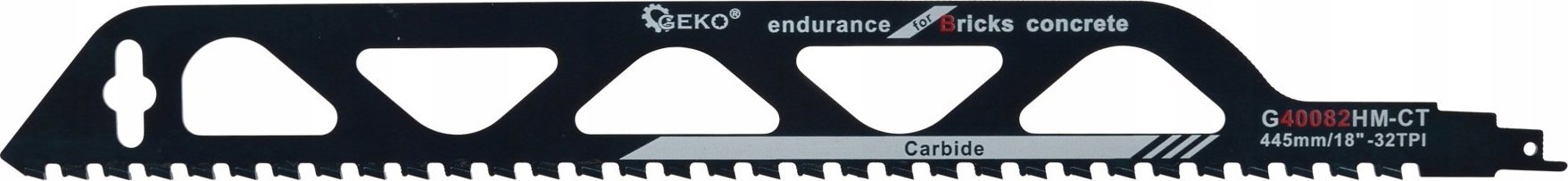 Geko Brzeszczot do betonu komórkowego 455mm 32T (50/100)