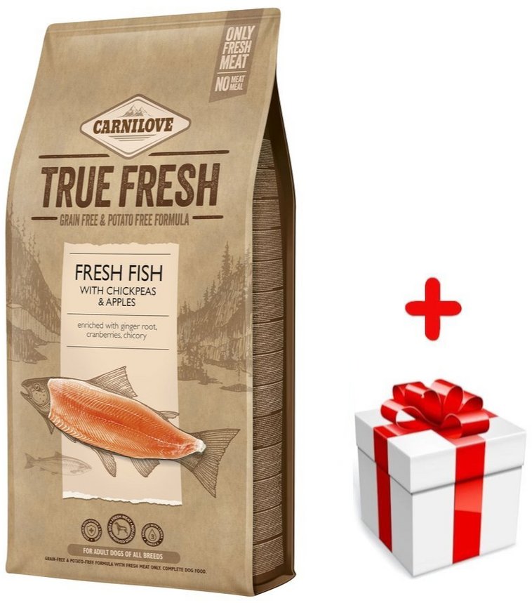Carnilove True Fresh Fish 11,4kg + niespodzianka dla psa GRATIS!