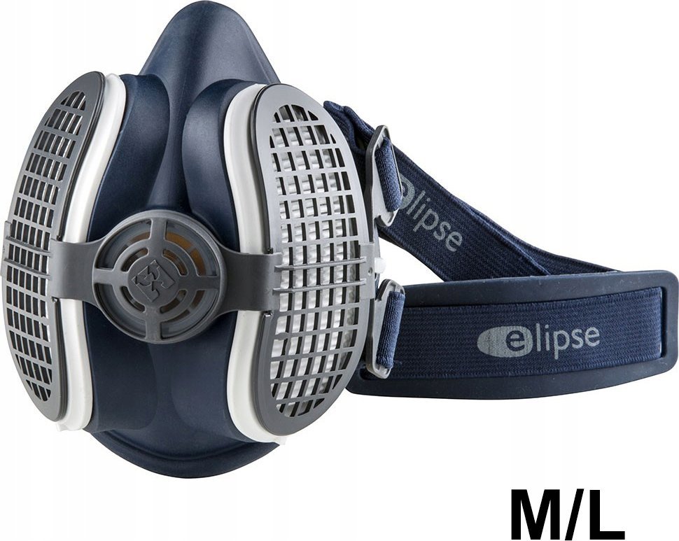 elipse Puskaukė GVS Elipse SPR502 su FFP3 filtrais ir angliniu sluoksniu, dydis M/L