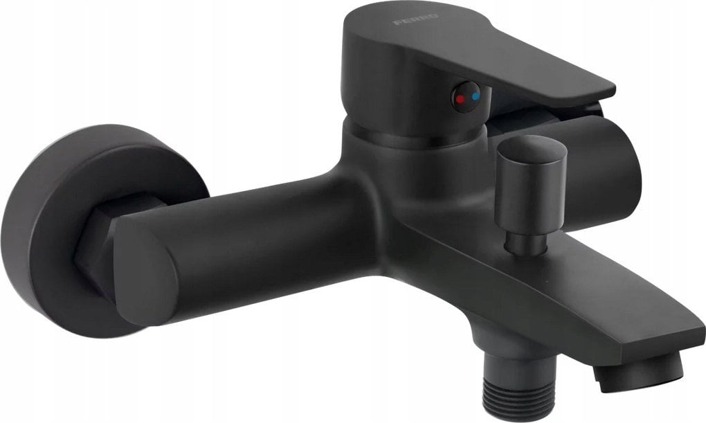 Bateria wannowa Ferro BTR1BL / FERRO / RITTO / BATERIA WANNOWA, ŚCIENNA, BEZ ZEST. NATRYSKOWEGO, CZARNA /