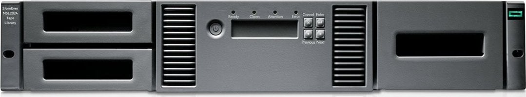 HPE Storage MSL2024 Tape Library 1x MSL LTO-8 SAS Drive 15x LTO-8 30TB Data Cartridges