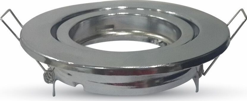 V-TAC Oprawa LED VT-7227RD-SS GU10 aluminium, chrom, okrągła-SKU3471