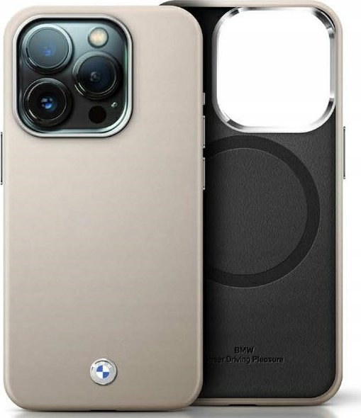 BMW BMW BMHMP16X23PUFWG iPhone 16 Pro Max 6.9" gray/gray hardcase Sign Full Wrapped Metal MagSafe