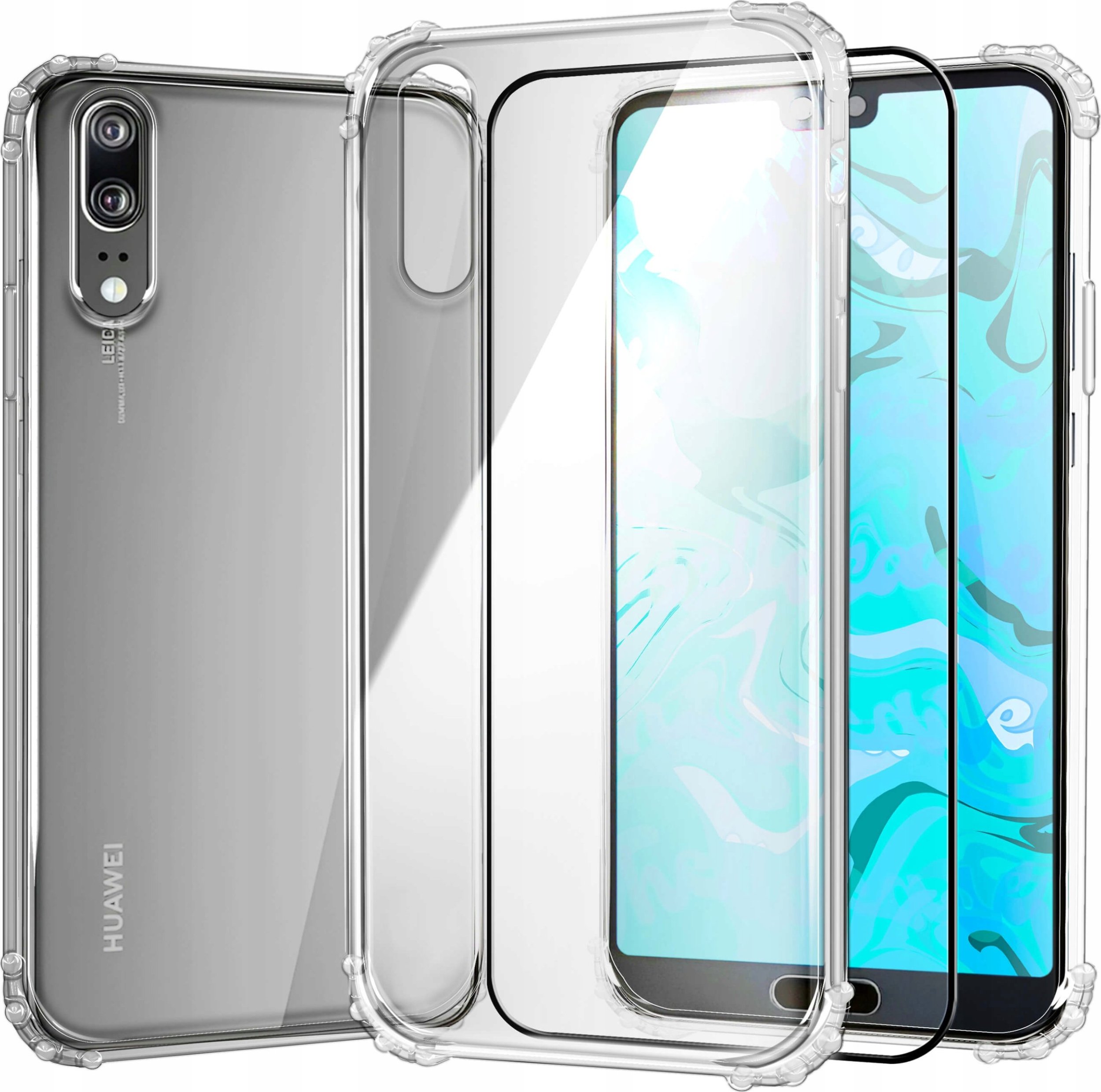 Hello Case ETUI PANCERNE DO HUAWEI P20 | CASE SILIKON GUMOWE SLIM ANTI SHOCK SZKŁO
