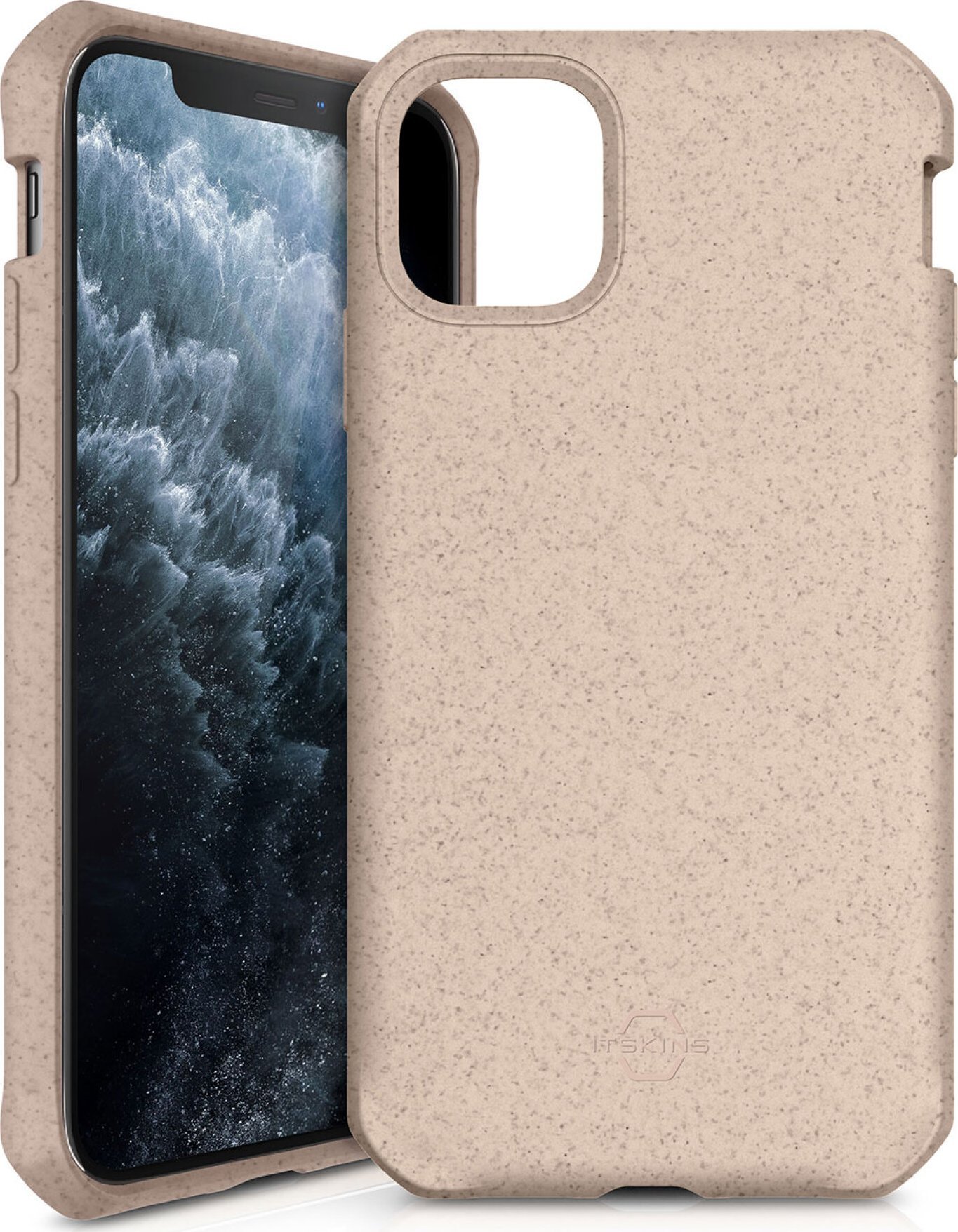 ITskins APXE-SPBIO-NATU, Shell case, Apple, iPhone XS Max, 16.5 cm (6.5")
