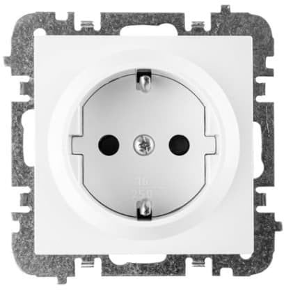 SCHUKO SOCKET WHITE
