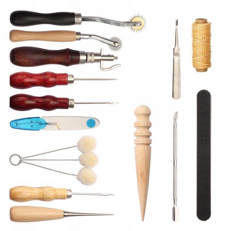 Narzędzie Rękodzieło Skórzane ZESTAW do szycia x29
