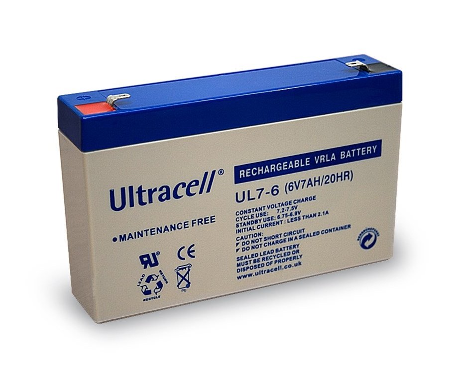 Akumulator ołowiowy 6 V, 7 Ah (UL7-6)