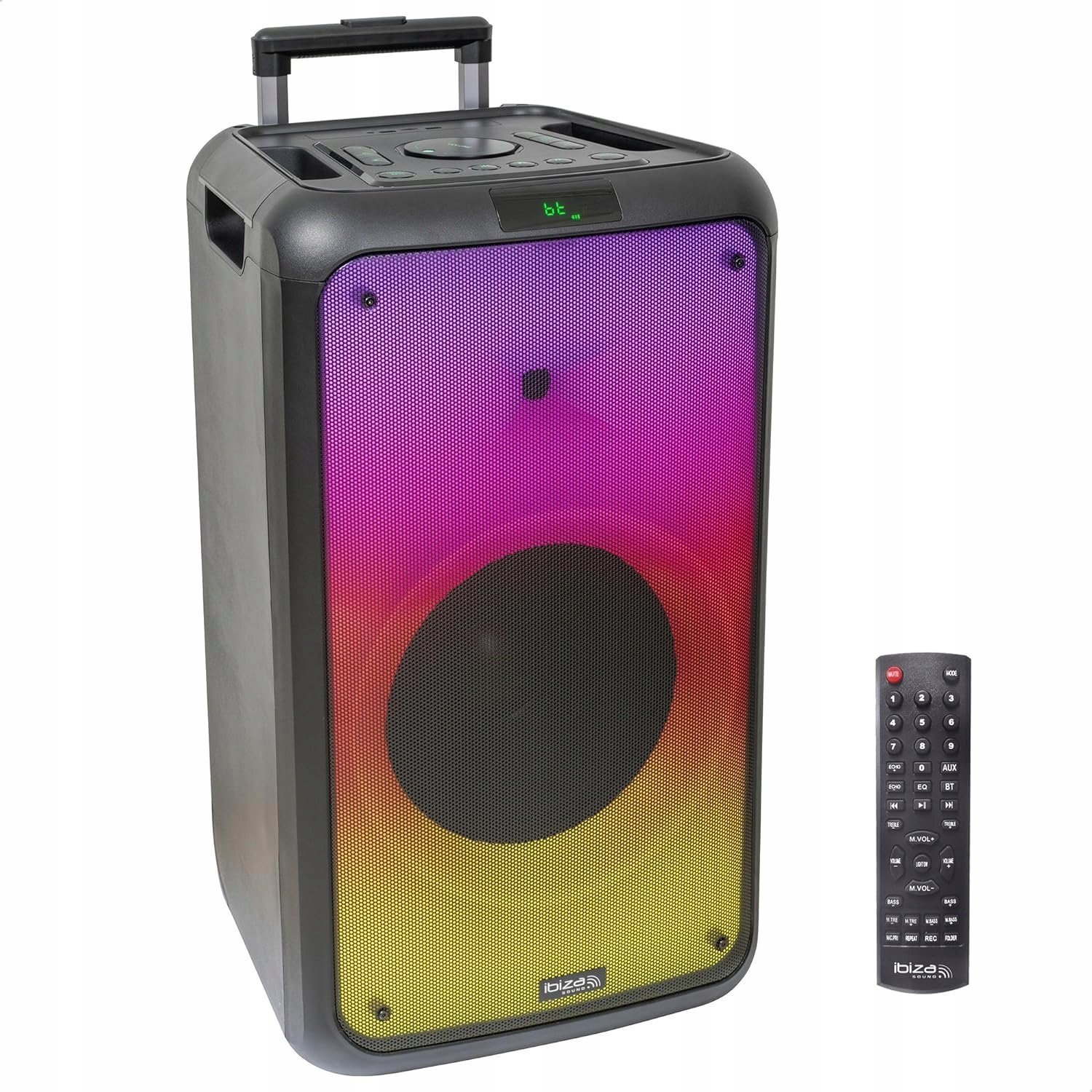 Głośnik Ibiza Głośnik przenośny Ibiza Street-Wave-MAX czarny 600 W Bluetooth