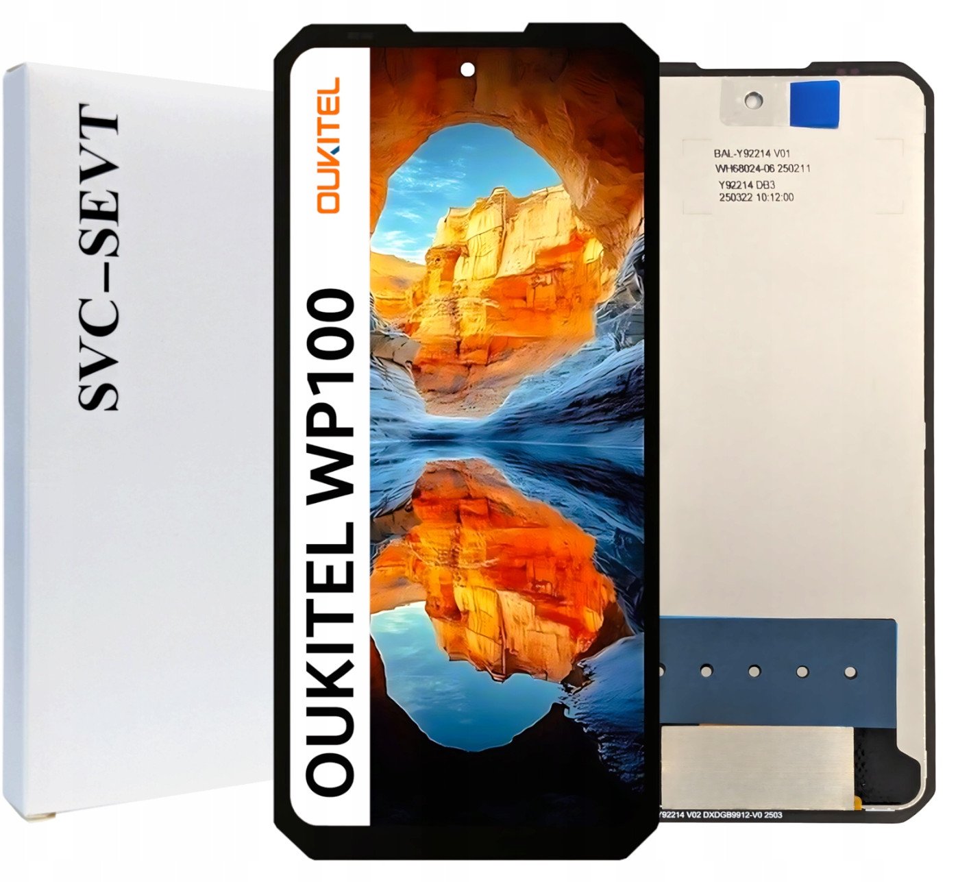 Wyświetlacz do Oukitel WP100 Titan Ekran LCD Oryginał Zila (5904858381029)