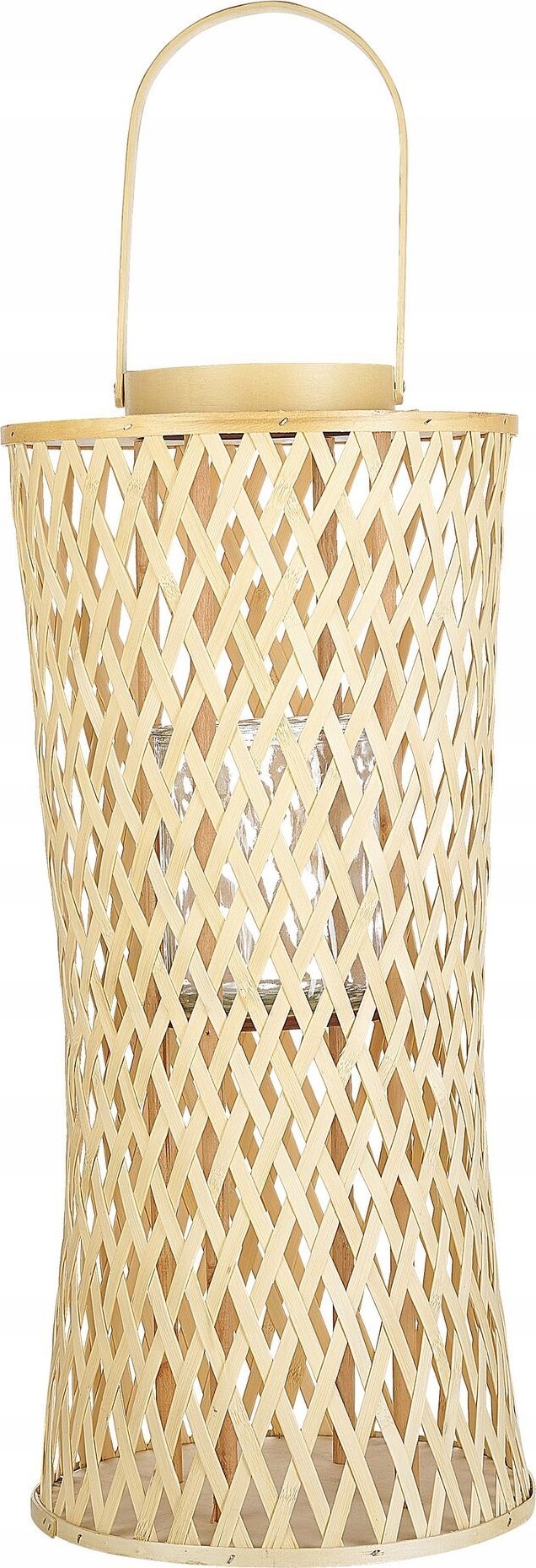 Beliani Lampion bambusowy 58 cm naturalny MACTAN