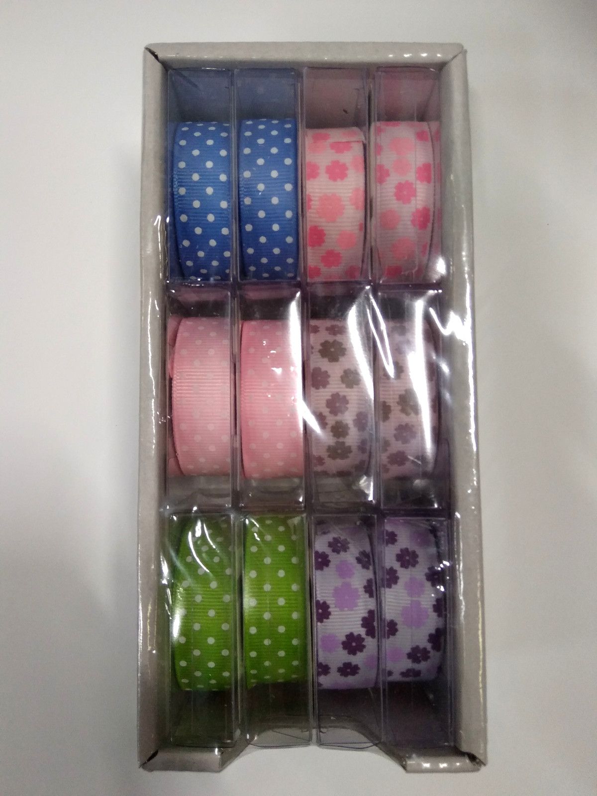 Polsirhurt Wstążka ozdobna H028 samoprzylepna 1,5cmx1m z nadrukiem mix kolorów