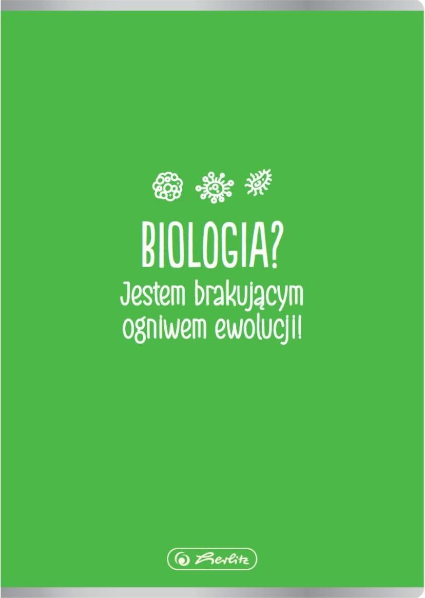 Herlitz Zeszyt A5 60k kratka biologia soft touch HERLITZ